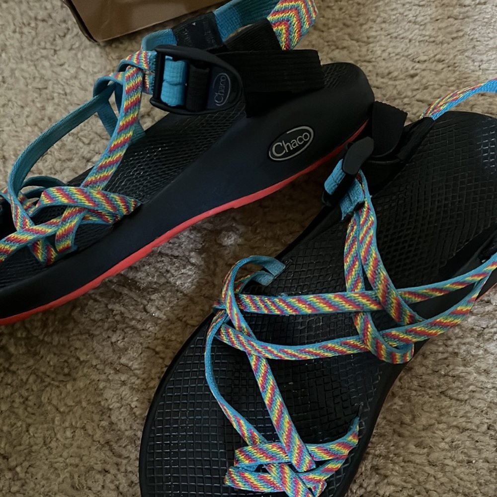 🩴EUC Rainbow Chaco’s Size 11. SS1 - Picture 5 of 7